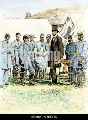 MCCLELLAN AT ANTIETAM Stock Photo - Alamy