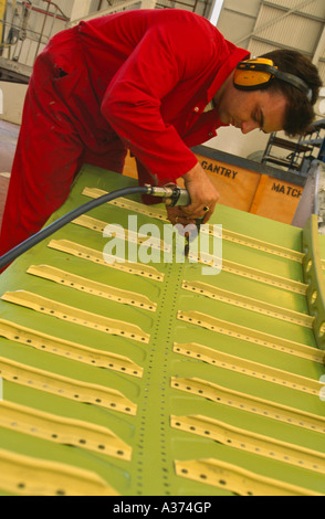 Aircraft Manufacture At Shorts Brothers Plant In Belfast, Northern 