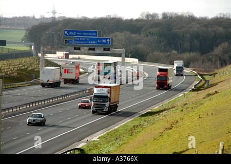 A1 M Motorway West Yorkshire Stock Photo