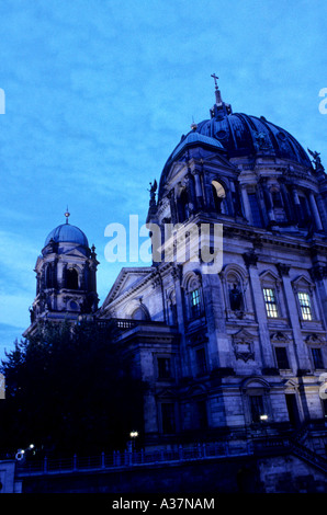 Berliner Dom Berlin Cathedral on the eastern shores of the Museumsinsel in the Spree river Berlin Stock Photo