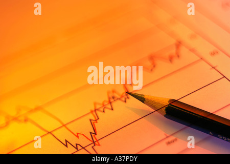 Geschaefts Statistik, Business diagram Stock Photo