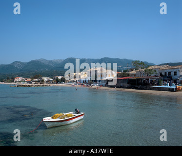 Roda Beach, Corfu (Kerkyra), Ionian Islands, Greece Stock Photo