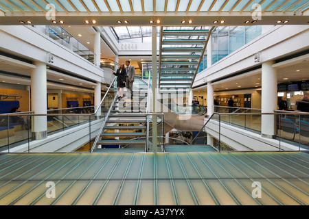 Architectural Detail, The Compass Centre, British Airways Offices, Heathrow Stock Photo