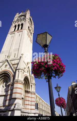 The clock tower in Gravesend 18 2m high built in 1887 to celebrtate Queen Victorias Golden Jubilee Stock Photo