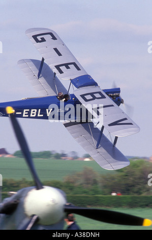 DE HAVILLAND TIGER MOTH 1930's BIPLANE Stock Photo