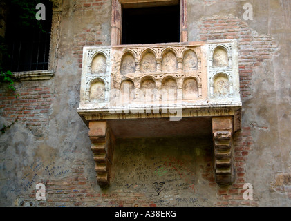 Verona Haus der Julia, Italy Verona Casa Capuleti House of Juliet Romeo and Juliet Stock Photo