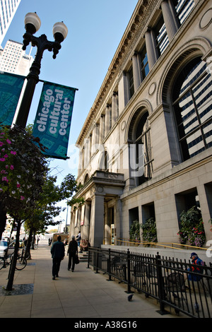 ILLINOIS Chicago Chicago Cultural Center former city library building ...