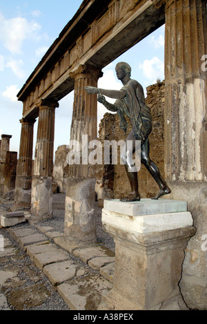 Italien Pompej Apollotempel Stock Photo