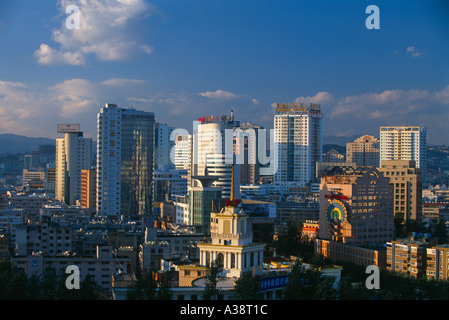 skyline of central Kunming Yunnan Province China Stock Photo