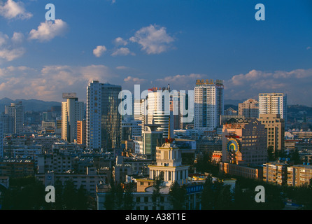 skyline of central Kunming Yunnan Province China Stock Photo