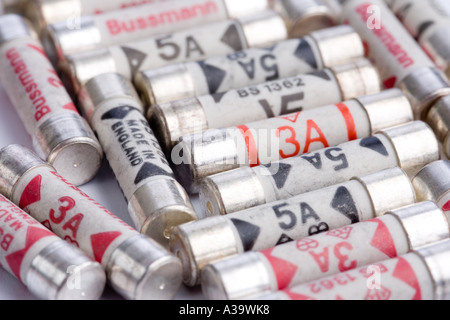 selection of fuses Stock Photo