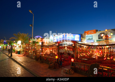 Restaurant in Sharm El Sheikh, Egypt. Stock Photo