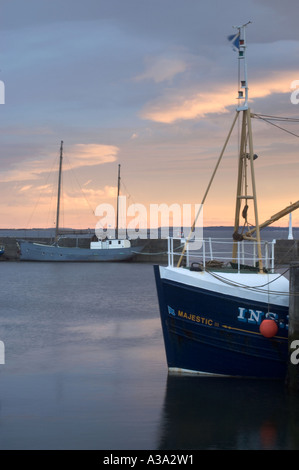 Sunrise at Avoch harbour. Invernessshire. Scotland Stock Photo