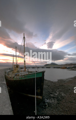 Sunrise at Avoch harbour. Invernessshire. Scotland Stock Photo