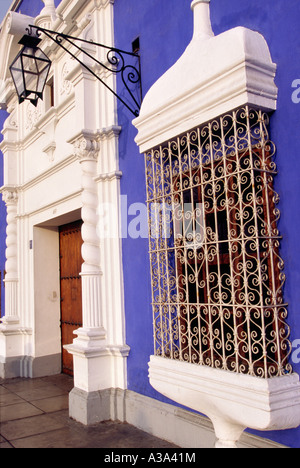 Colonial architecture - Trujillo, La Libertad, PERU Stock Photo