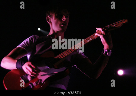 Lost Prophets Performing Cardiff International Arena South Wales Stock Photo