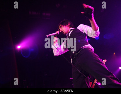 Lost Prophets Performing Cardiff International Arena South Wales Stock Photo