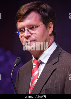 Dutch (former) prime minister Jan Peter Balkenende of the CDA political party Stock Photo