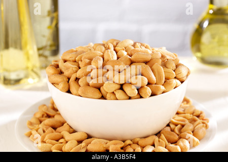 SALTED PEANUTS Stock Photo