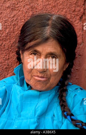 1, one, Mexican woman, old woman, mature woman, elderly woman, town of