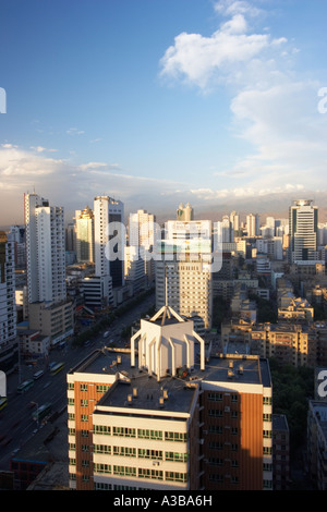 Downtown Urumqi, China Stock Photo