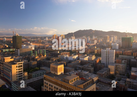 Cityscape Of Urumqi, China Stock Photo