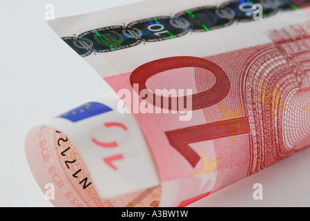 ten euro bank note Stock Photo