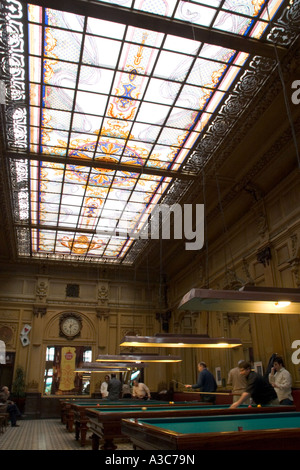 Académie de Billard 84 rue de Clichy in Paris France Stock Photo