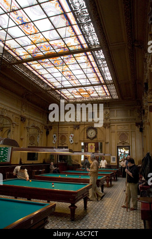 Académie de Billard 84 rue de Clichy in Paris France Stock Photo