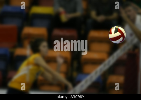 WOMENS VOLLEYBALL TEAMS Stock Photo