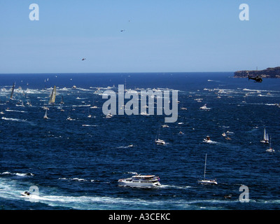 Sydney to Hobart yacht race, Sydney New South Wales Australia. Stock Photo