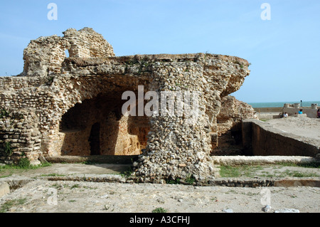 Antonine baths, Ruins of Carthage in Tunisia Stock Photo