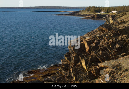 Canada Nova Scotia Ovens Natural Park RV Park Stock Photo