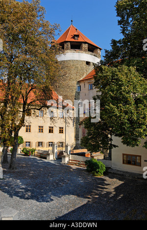 Schlaining castle Stadtschlaining district of Oberwart Burgenland Austria court Stock Photo