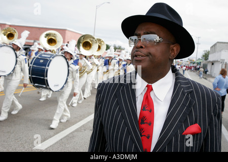 Miami Florida,Liberty City,Martin Luther King Parade,Junior,Jr.,L.,MLK,M.L.K.,history,tradition,Civil Rights Movement,festival,festivals,fair communit Stock Photo