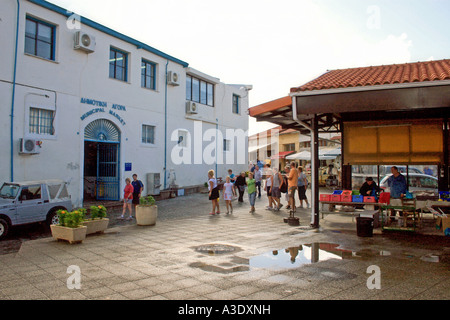 THE MARKET AT KTIMA. KATO PAPHOS. CYPRUS. EUROPE Stock Photo