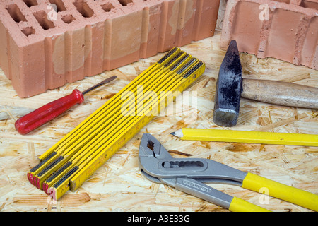 Different tools Stock Photo