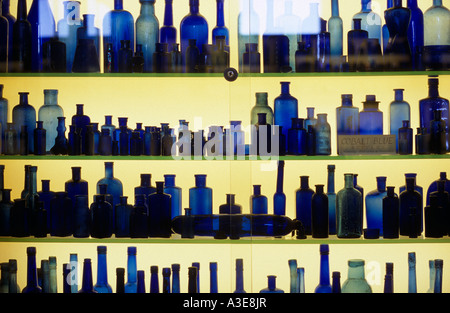 Antique bottles Horizontal Stock Photo