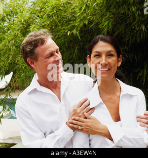 Mature couple standing together Stock Photo