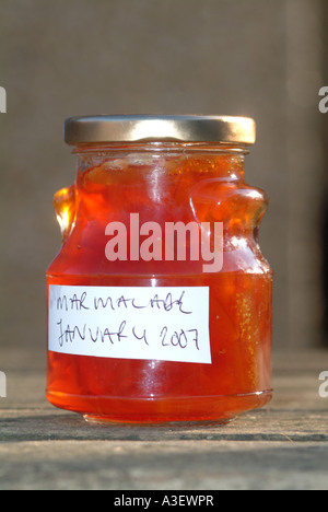 Making Marmalade. Finished product UK Stock Photo