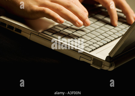 Laptop computer Stock Photo