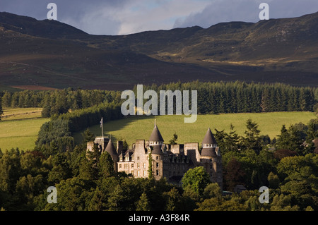 Brooding Storm Clouds over Athol Palace Hotel Pitlochry Scotland Stock Photo