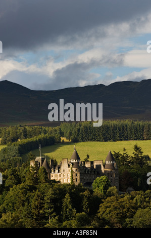 Brooding Storm Cloud over Athol Palace Hotel Pitlochry Scotland Stock Photo