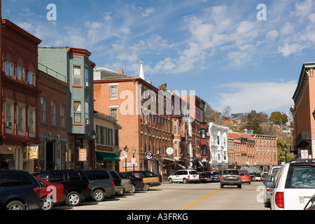 Galena Illinois USA downtown and city center October 2006 Stock Photo
