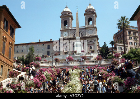 ROME  The Spanish Steps Stock Photo