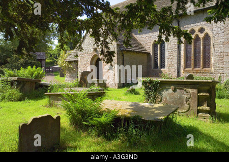 St Mary Magdalene church at Hewelsfield in the Forest of Dean, Gloucestershire Stock Photo