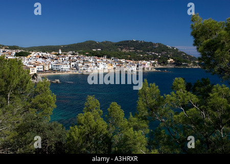 The village of Calella de Palafrugell on the Costa Brava in Spain Stock Photo