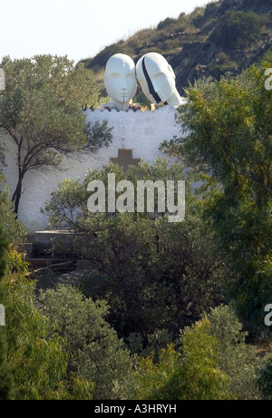 The house of the surrealist painter Salvador Dali and his wife Gala at Port Lligat, Cadaques, Spain Stock Photo