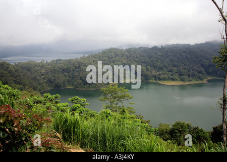 Danau Tamblingan and Danau Buyan lakes, Bali, Indonesia Stock Photo