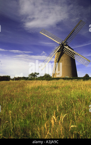 Bembridge Windmill owned by the National Trust Isle of Wight Hampshire England UK Stock Photo